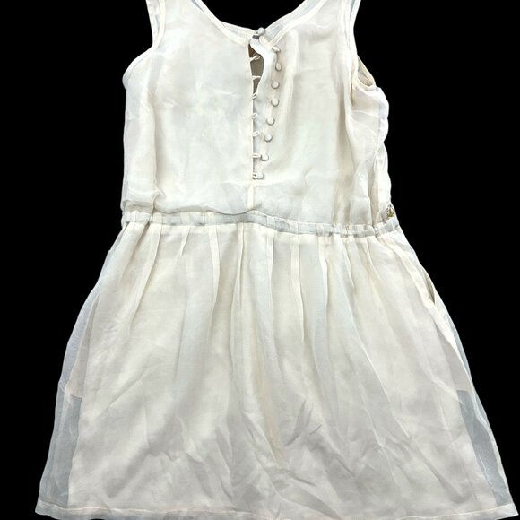 Chelsea and Violet White and Gold Sleeveless Dress - Picture 2 of 8